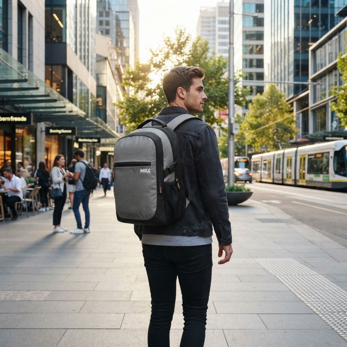Mike Pro Vault Backpack - Black & Grey