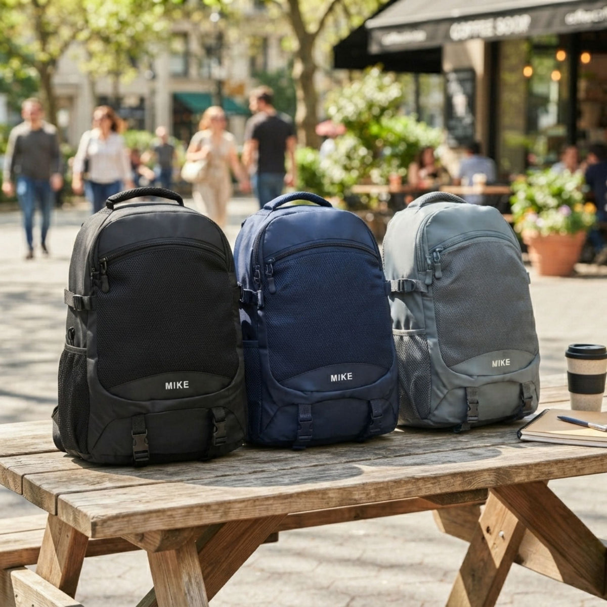 Mike Elite Transit Backpack - Navy Blue