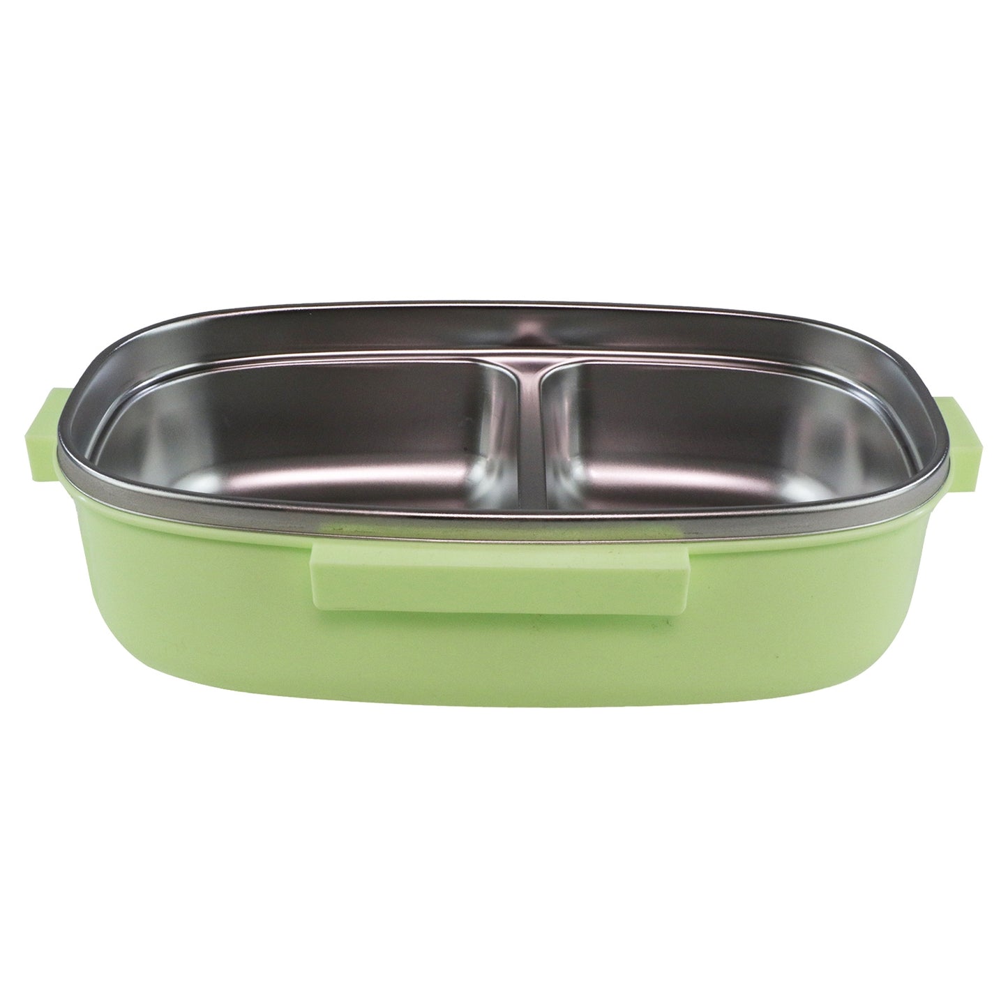 Smily kiddos Stainless Steel Lunch Box Small Robot Theme - Green -3+ years