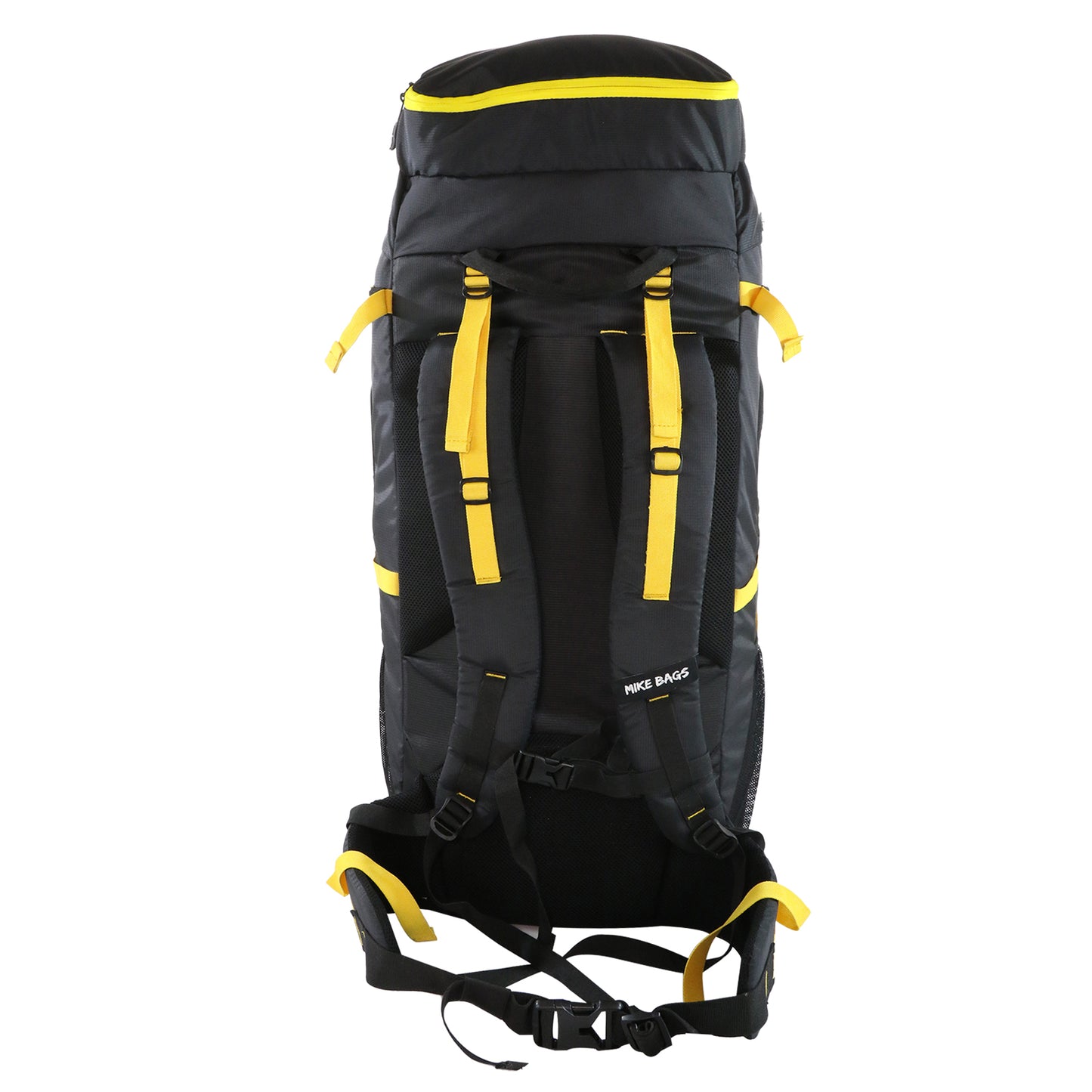 Mike Adventure 67L Trekking Backpack - Black and Yellow