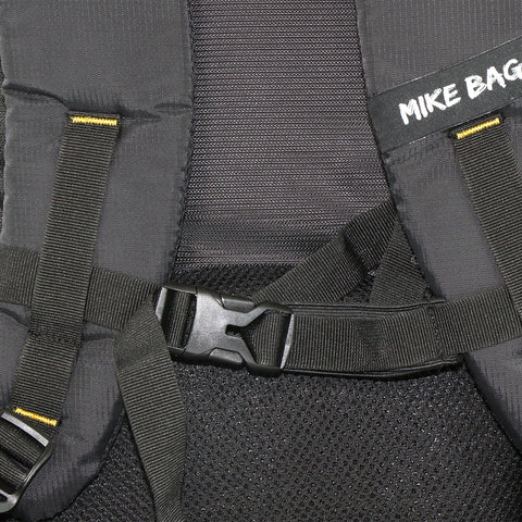 Image of Mike Adventure Trekking Backpack - Black and Yellow