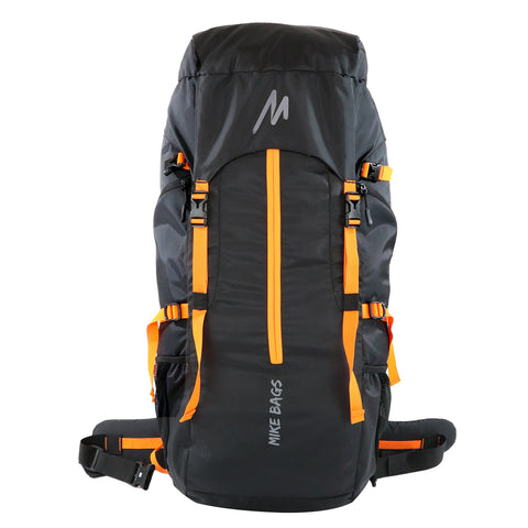 Image of Mike Adventure Trekking Backpack - Black and Orange