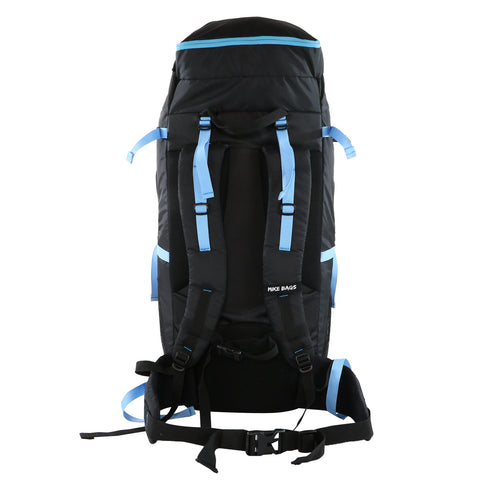 Mike Adventure Trekking Backpack - Black and Blue