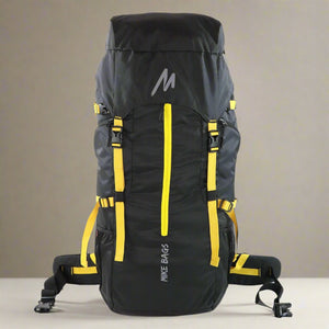 Mike Adventure Trekking Backpack - Black and Yellow