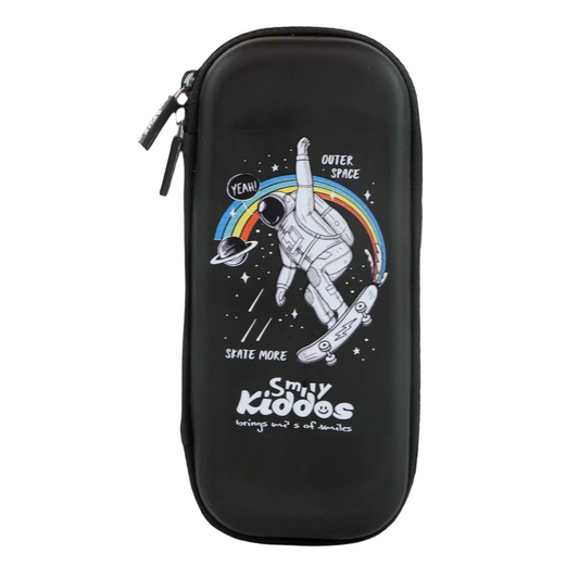 Smily Kiddos Small Pencil case - Astronaut Theme Black