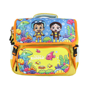 Smily Kiddos - Licensed Chhota Bheem Preschool Backpack -Yellow