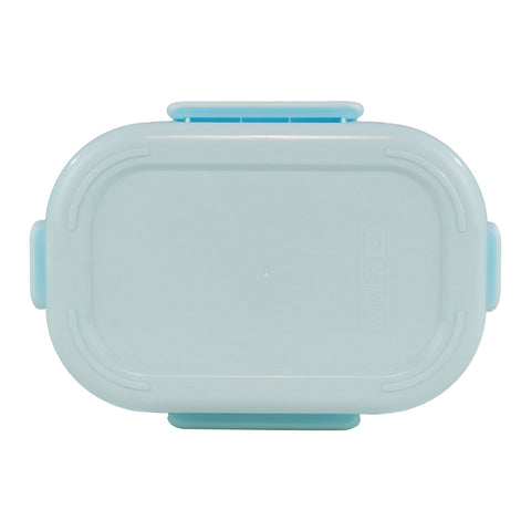 Image of Smily kiddos Stainless Steel Skater Dino Theme Lunch Box - Light blue - medium for 3+ years