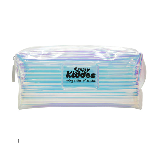 Smily Kiddos Fancy Transparent Cosmetic Pouch Silver