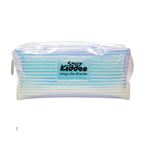 Image of Smily Kiddos Fancy Transparent Cosmetic Pouch Silver