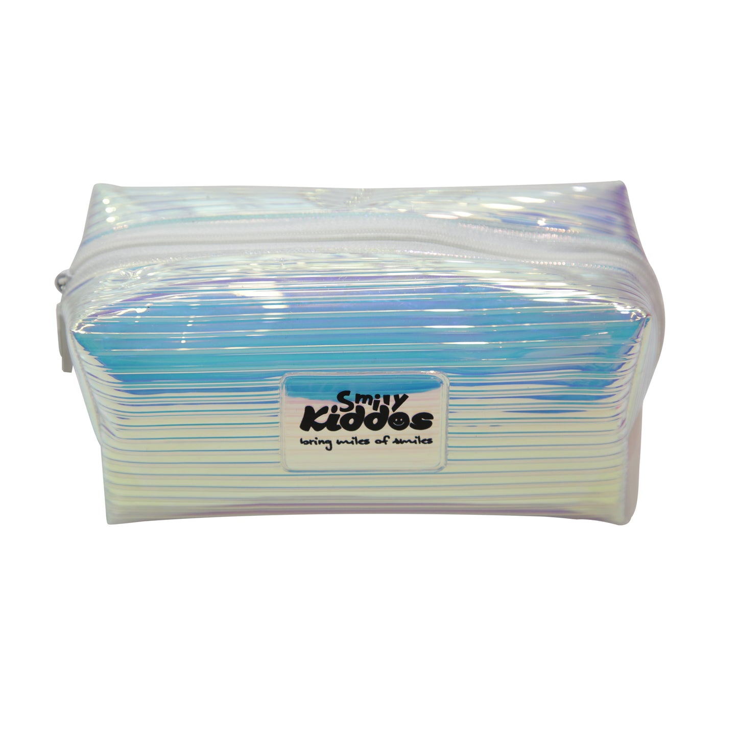 Smily Kiddos Fancy Transparent Cosmetic Pouch Silver