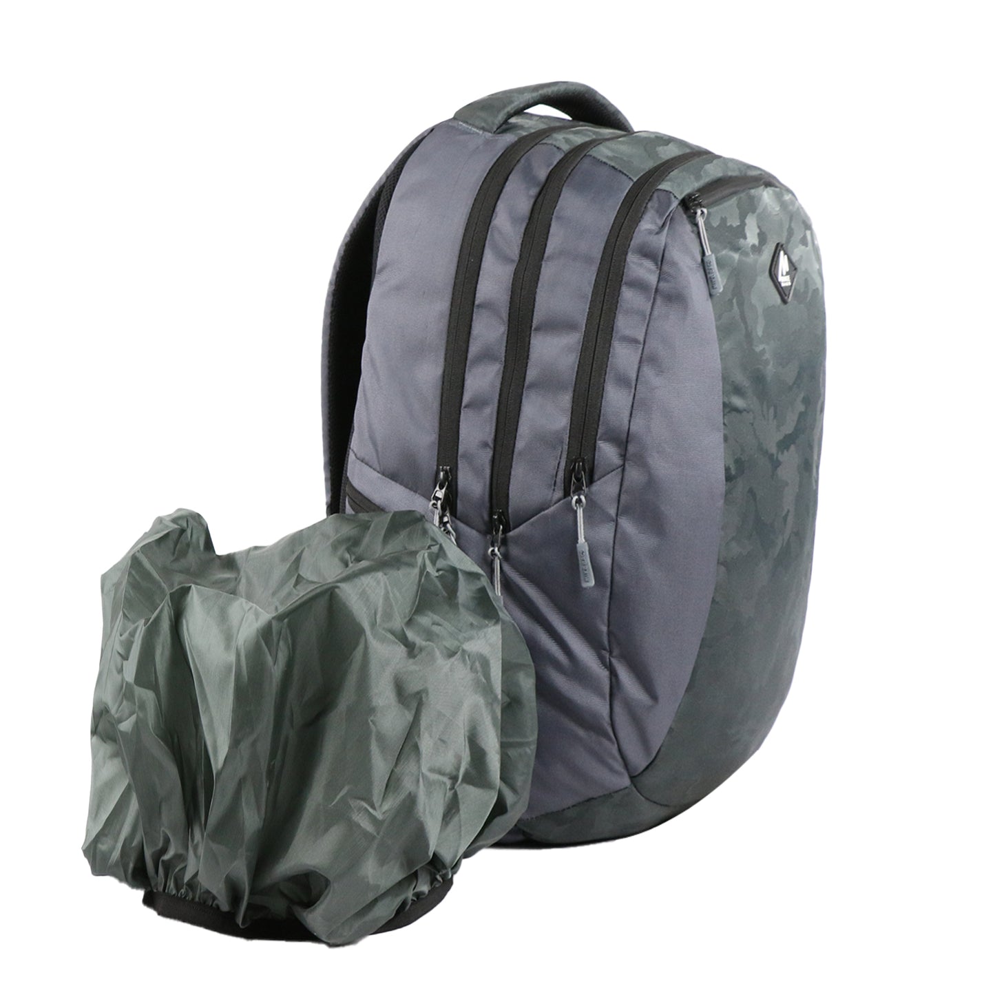 Gladiator deluxe laptop backpack with rain cover  - grey