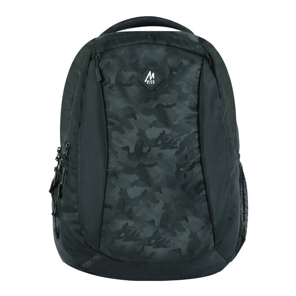 Gladiator deluxe laptop backpack with rain cover  - black