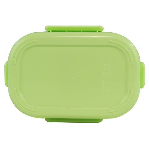 Image of Smily kiddos Stainless Steel Roar Dino Theme Lunch Box - Green - medium for 3+ years