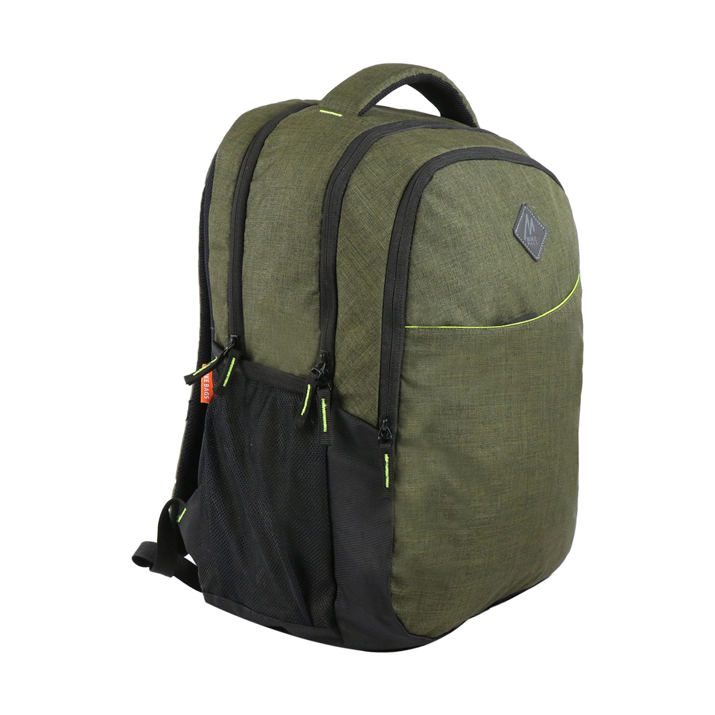MIKE CASCADE LAPTOP BACKPACK  - Olive Green