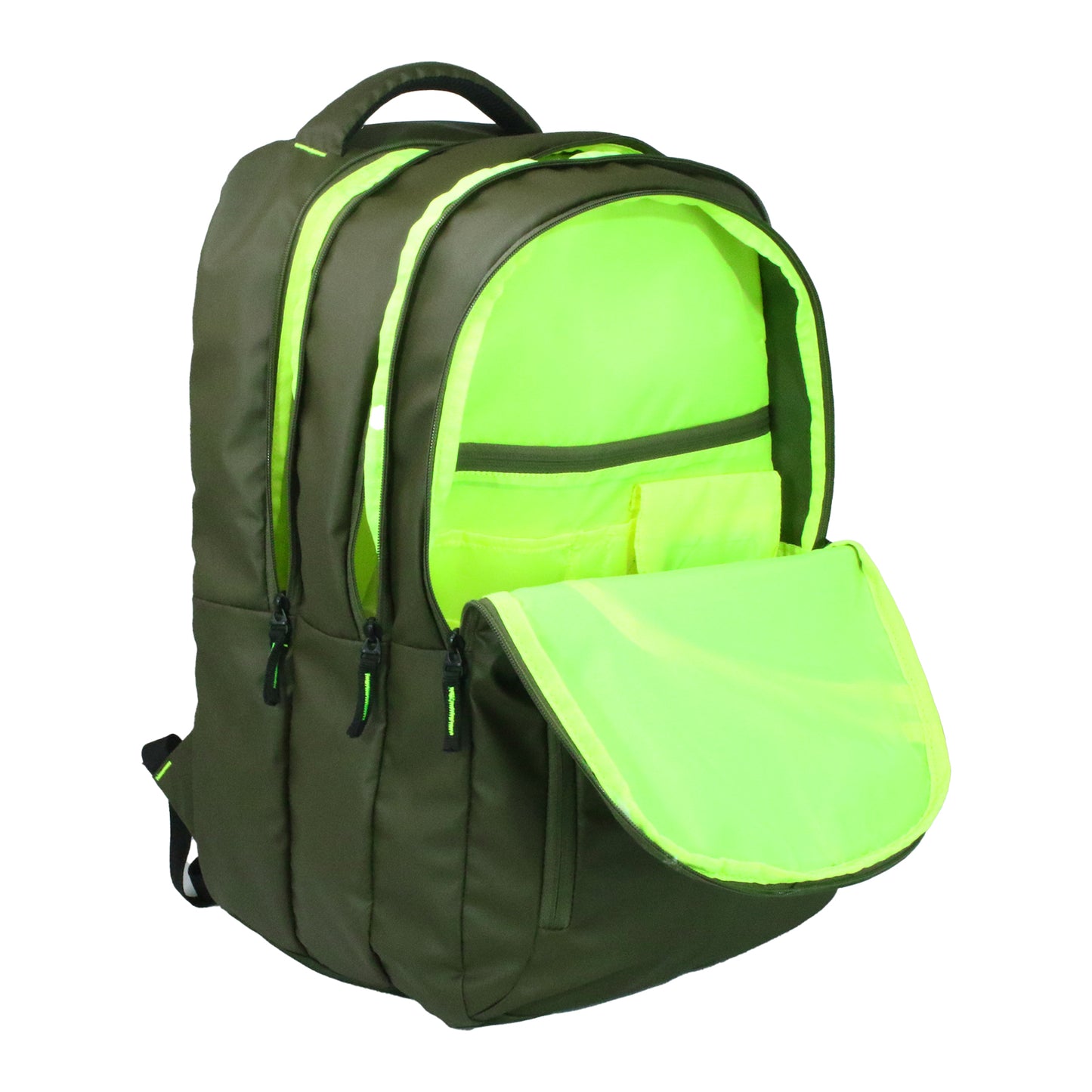 Mike Satire Laptop Backpack - Green