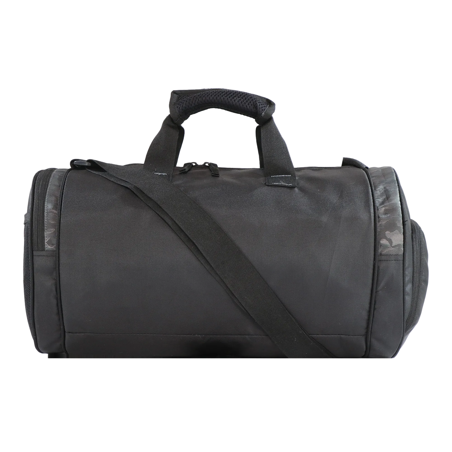 Mike Dual Tone Gym Bag With Shoe Pouch - Grey