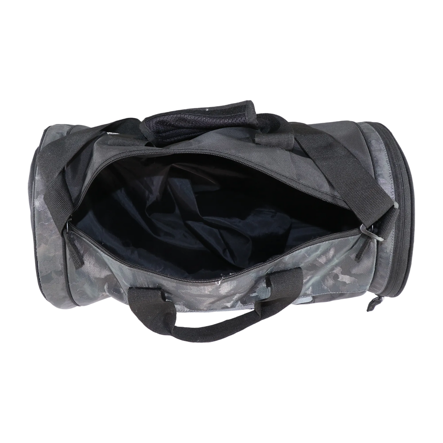 Mike Dual Tone Gym Bag With Shoe Pouch - Grey