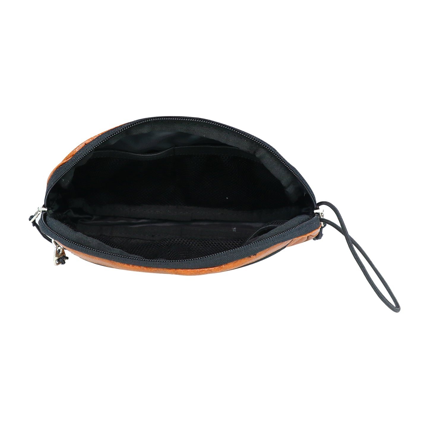 Mike Pu Leather Multipurpose Pouch - Brown