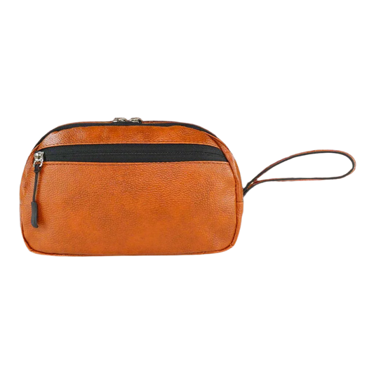 Mike Pu Leather Multipurpose Pouch - Tan