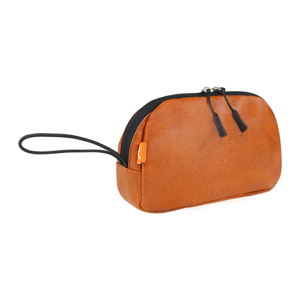 Mike Pu Leather Multipurpose Pouch - Tan