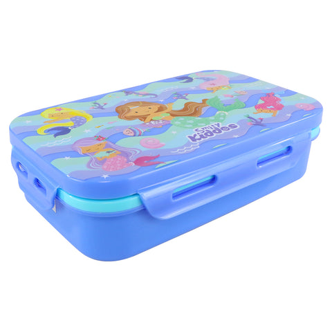Image of Smily Kiddos Small Brunch Lunch Box – Magical Mermaid Theme | Stainless Steel Food Box for Kids – Ocean Adventure Design