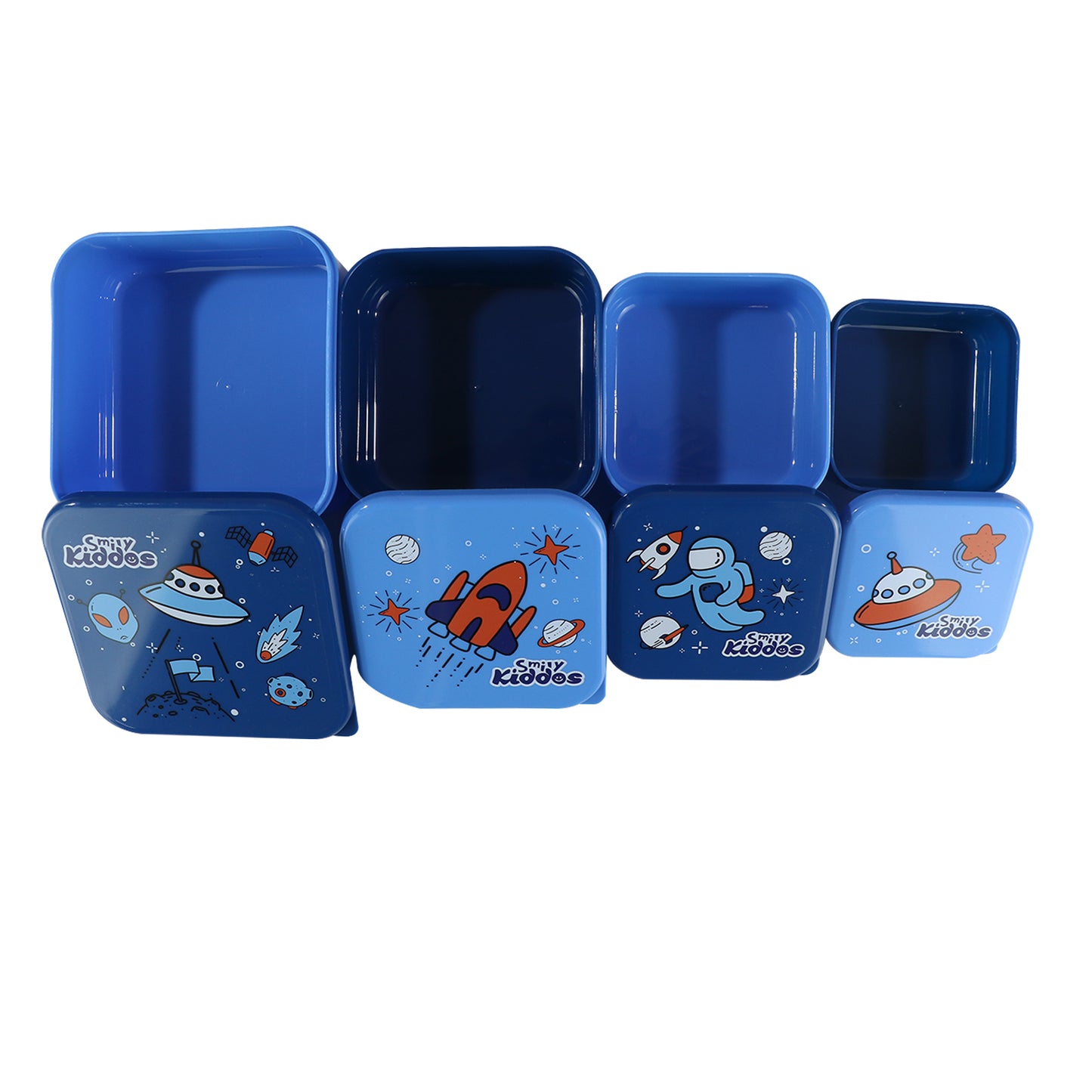 Smily Kiddos 4 in 1 container - Space Theme