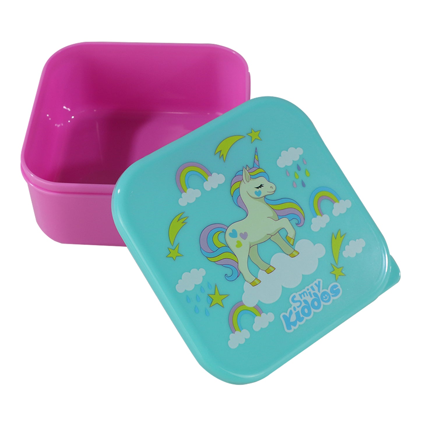 Smily Kiddos 4 in 1 container - Unicorn Theme