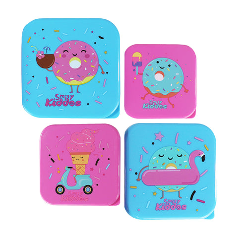 Image of Smily Kiddos 4 in 1 container - Dessert Theme