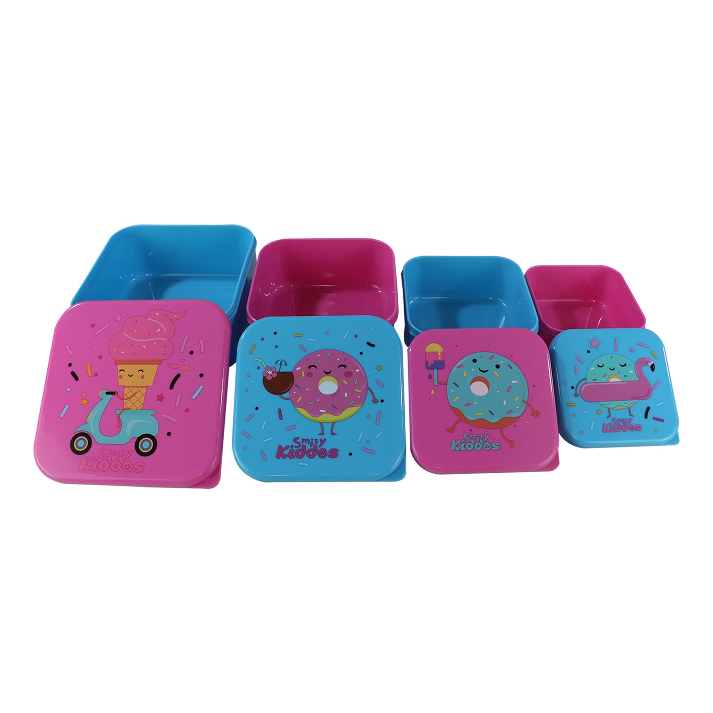 Smily Kiddos 4 in 1 container - Dessert Theme