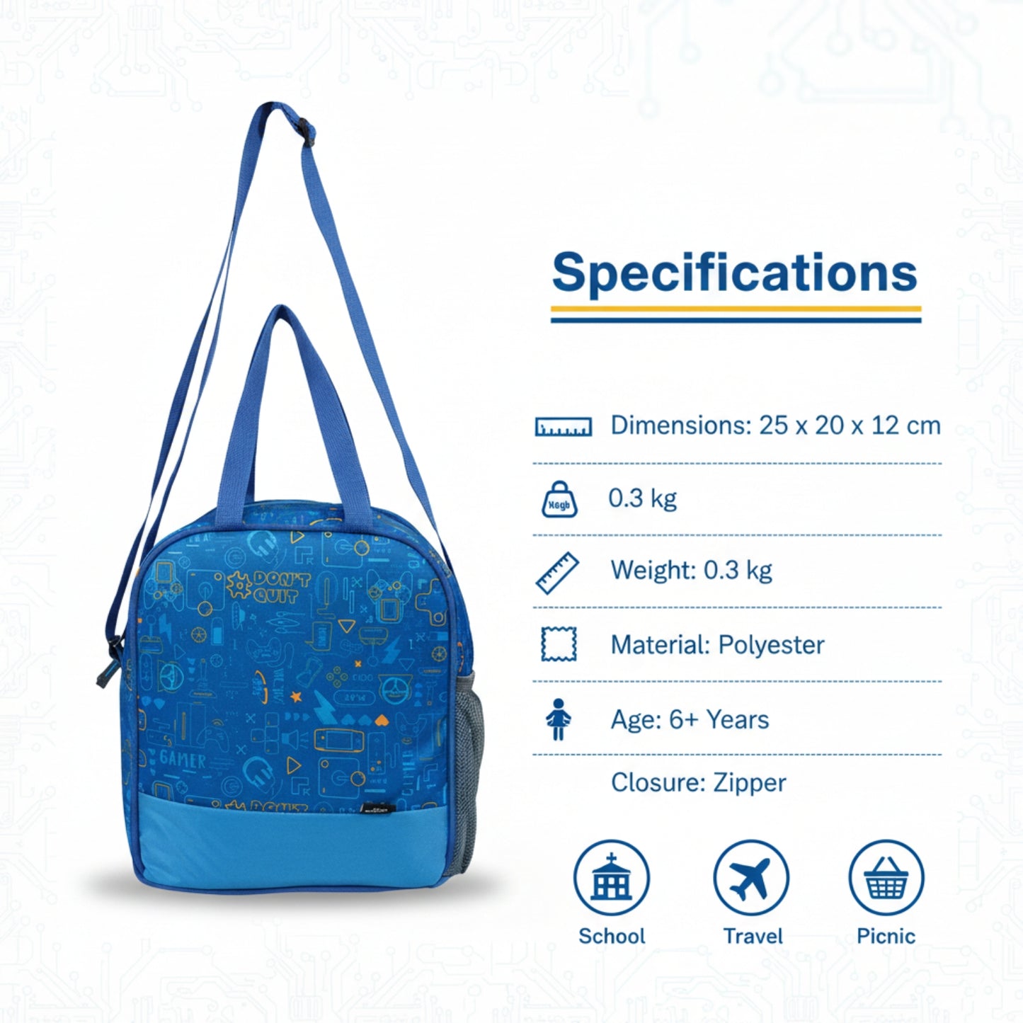 Joy Lunch Bag Senior - Coco Theme | Navy Blue