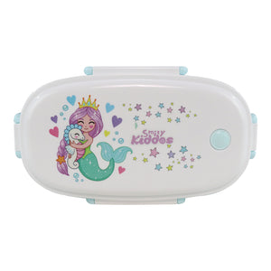 Smily kiddos Stainless Steel Lunch Box Small Mermaid Theme - Blue 3+ years