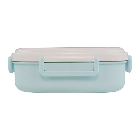 Image of Smily kiddos Stainless Steel Lunch Box Small Mermaid Theme - Blue 3+ years
