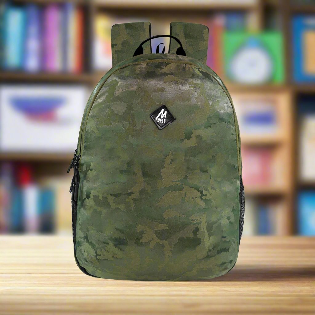 Mike Cosmo Casual Backpack - Camo Green