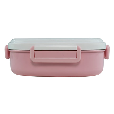 Image of Smily kiddos Stainless Steel Lunch Box Small Unicorn Theme - Pink -3+ years