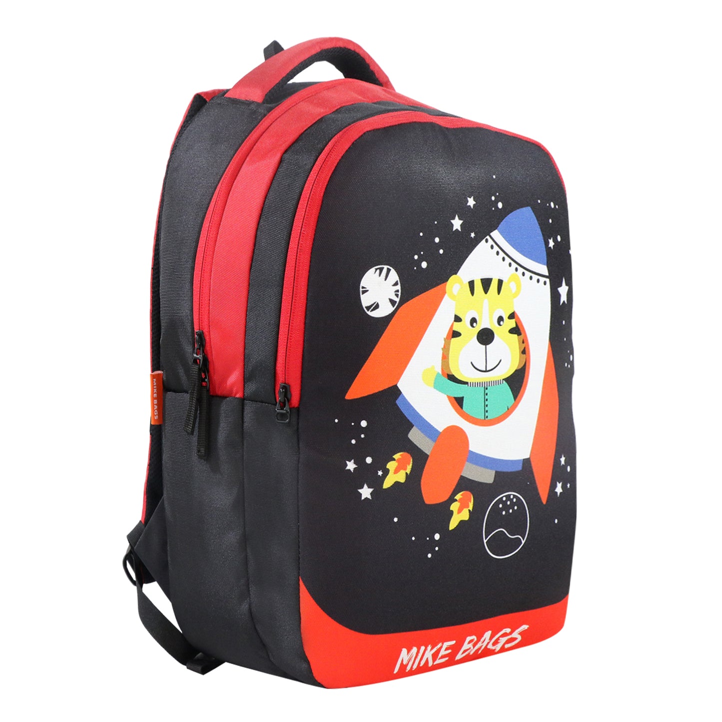 3 in 1 School Bag Includes lunch bag, 14 inch School Bags, & pencil case in box packing (1 Set Black)