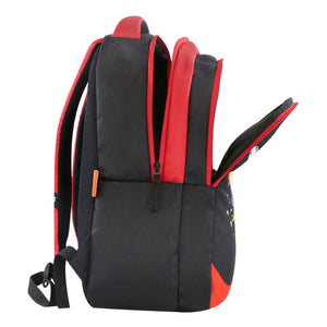 3 in 1 School Bag Includes lunch bag, 14 inch School Bags, & pencil case in box packing (1 Set Black)