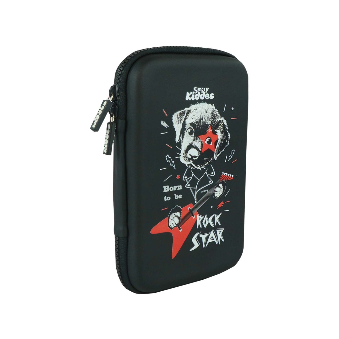 3 in 1 School Bag Includes lunch bag, 14 inch School Bags, & pencil case in box packing (1 Set Black)