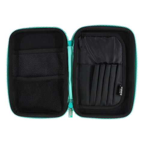 Image of Smily Kiddos Single compartment Eva pencil case - Llama Theme Green