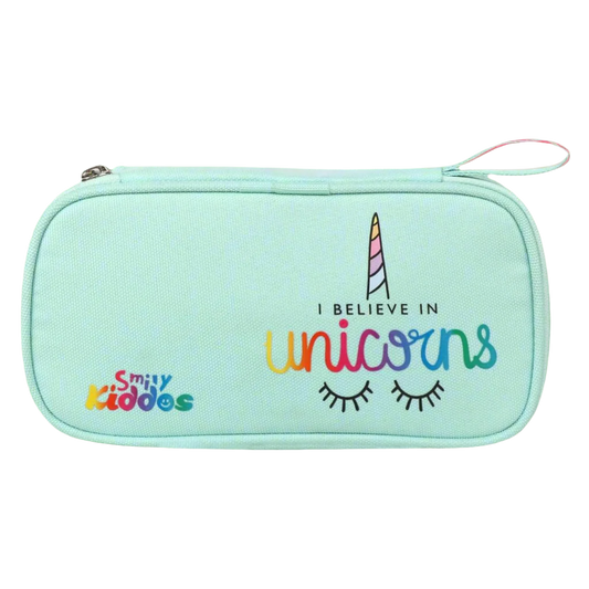 Smily Kiddos Zipper Pencil Pouch Unicorn Sea - Green