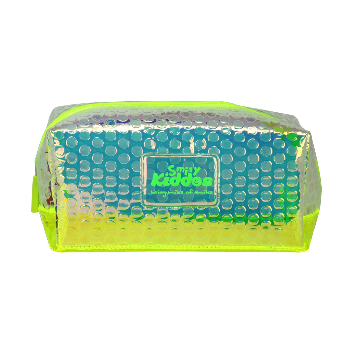 Smily Bubble Utility Pouch Green