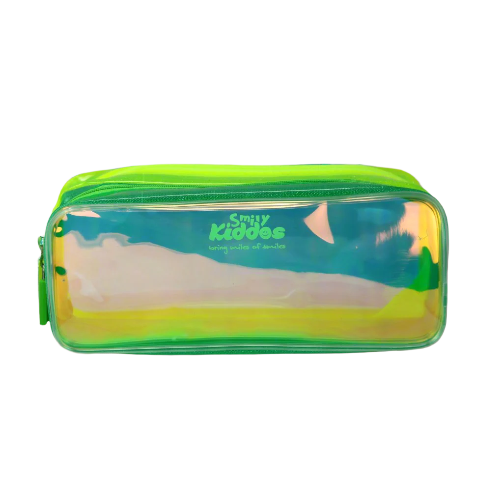 Smily Gleamy Pencil Pouch Green