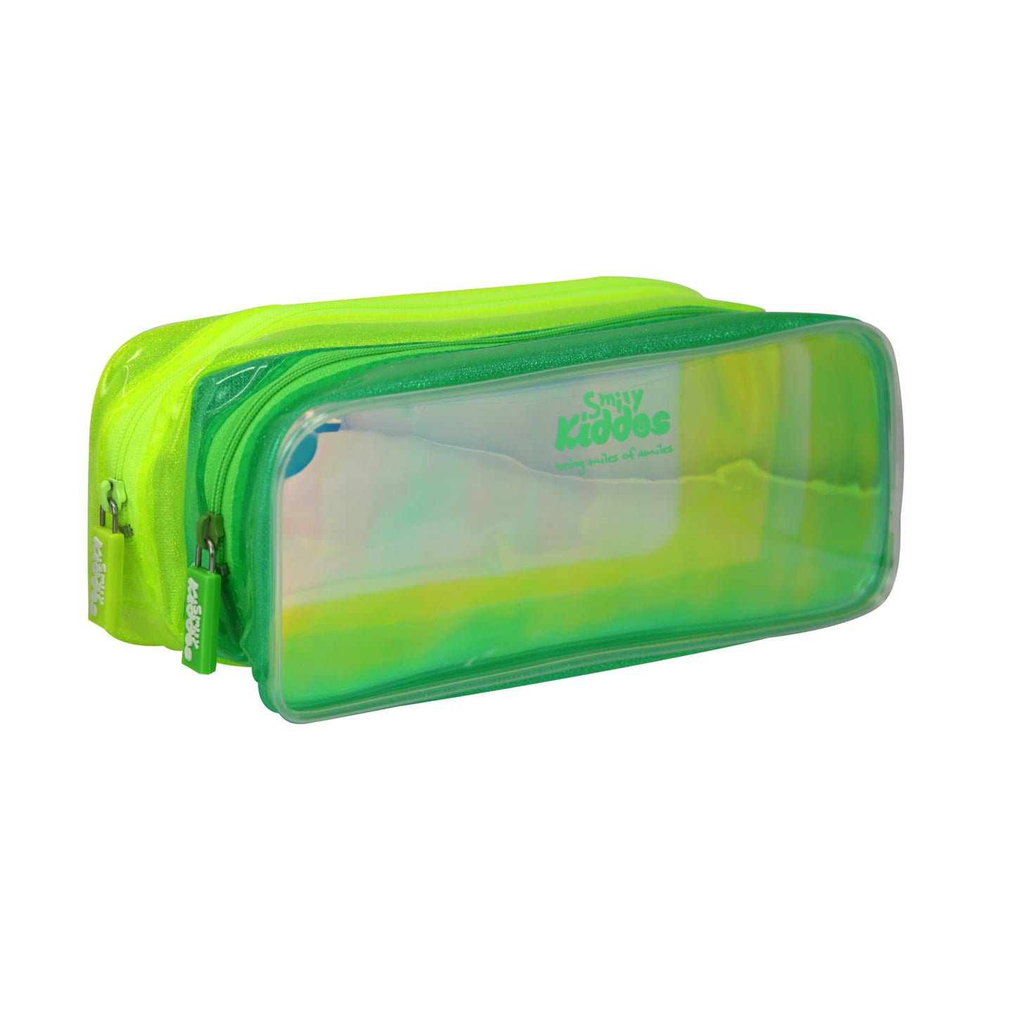 Smily Gleamy Pencil Pouch Green