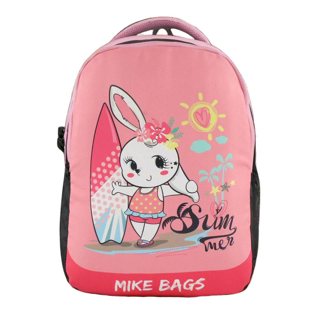 Mike Preschool Backpack Summer Bunny Pink - Main Image
