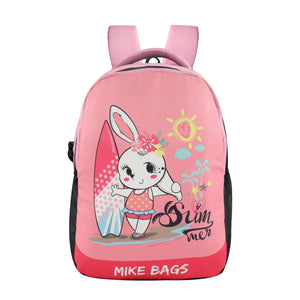 Mike Preschool Backpack Summer Bunny joy lunch bag-Cupcake Theme pink