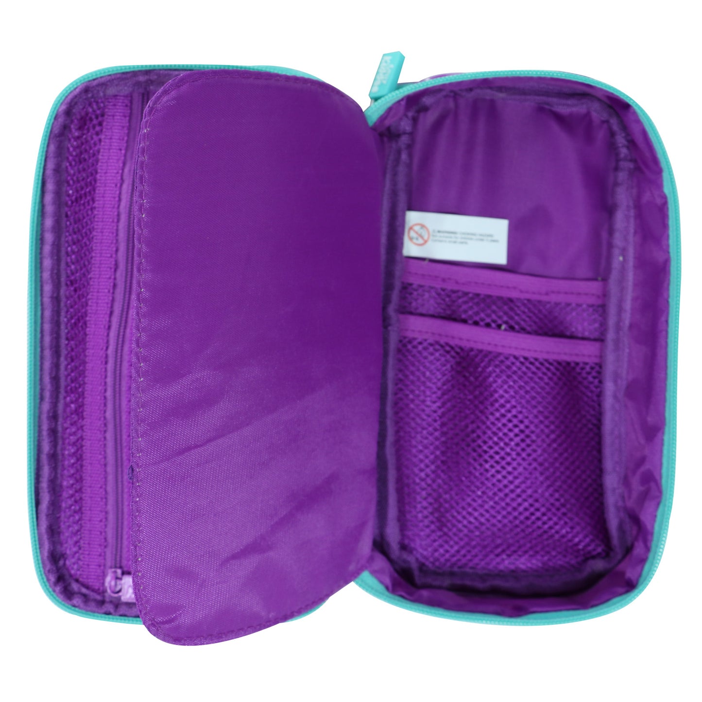 Smily Kiddos Multipurpose Pencil Case Rainbow Unicorn Theme Purple