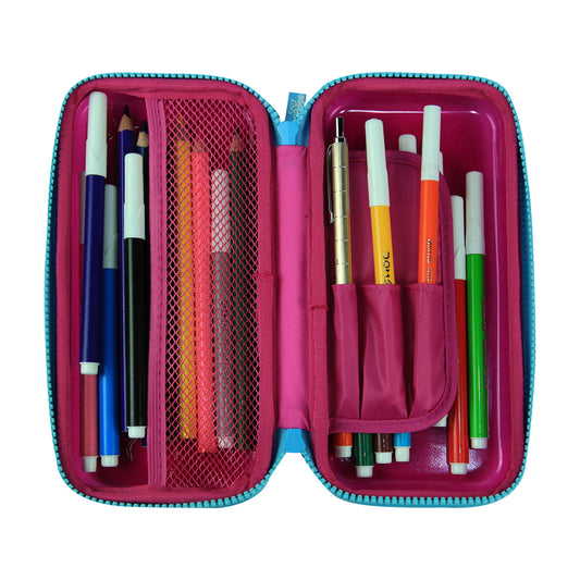 Smily Kiddos PVC Small Pencil Case Pink