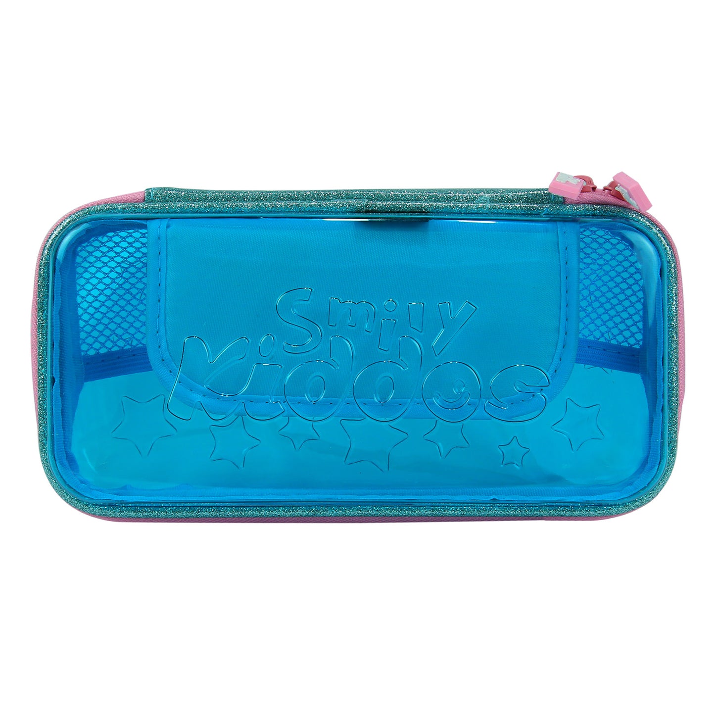 Smily Kiddos PVC Small Pencil Case Light Blue