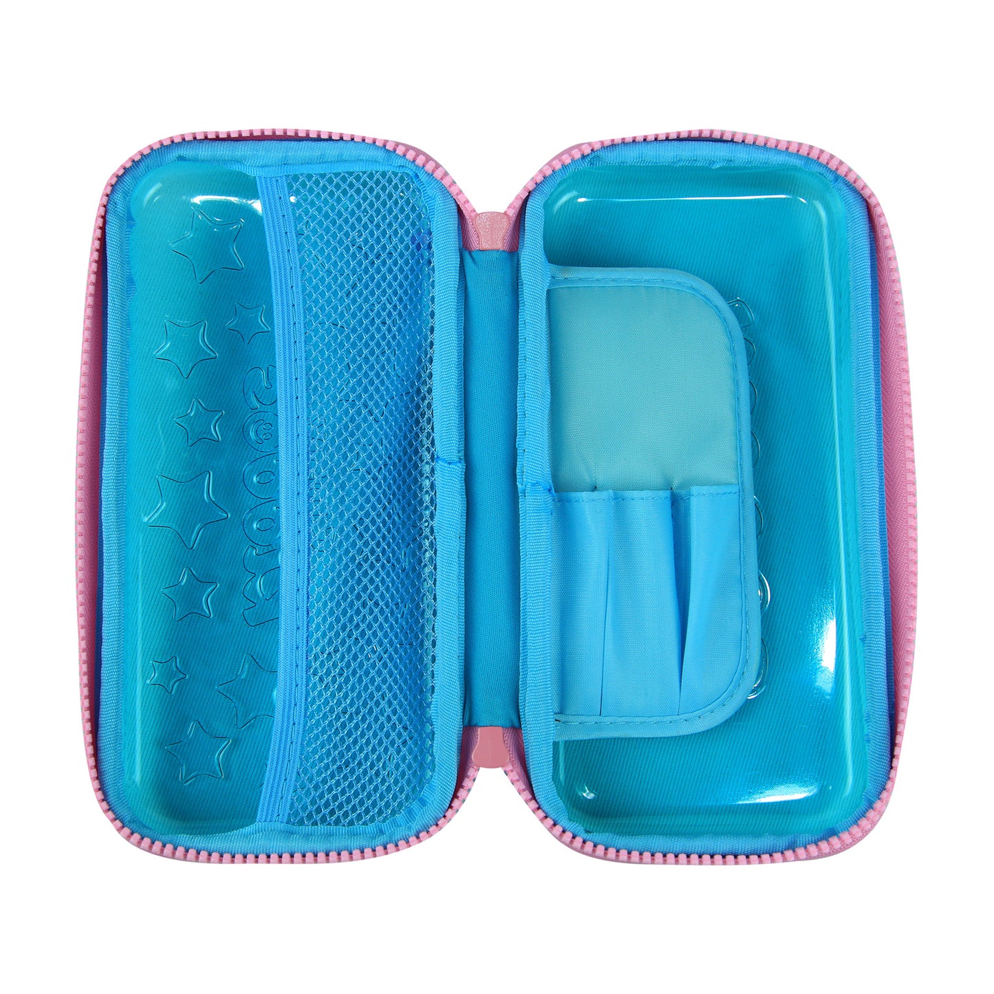 Smily Kiddos PVC Small Pencil Case Light Blue