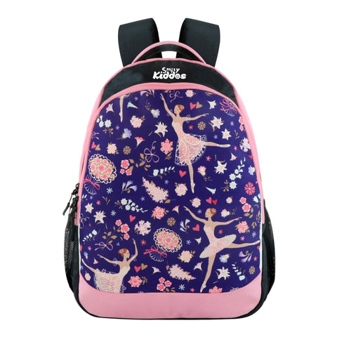 Image of Smily Kiddos Junior Ballerina Violet School Backpack