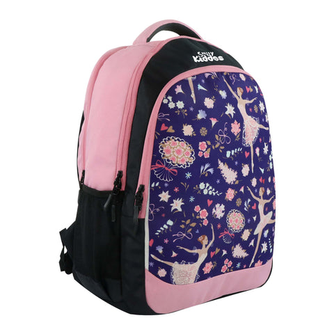 Image of Smily Kiddos Junior Ballerina Violet School Backpack